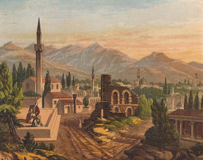 Landscape in the Holy Land by English School