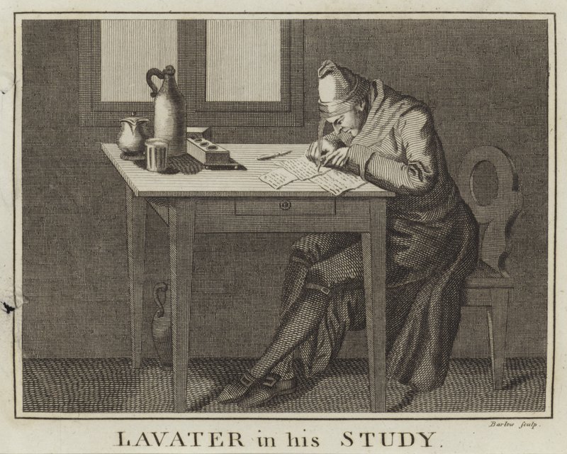 Lavater in His Study by English School