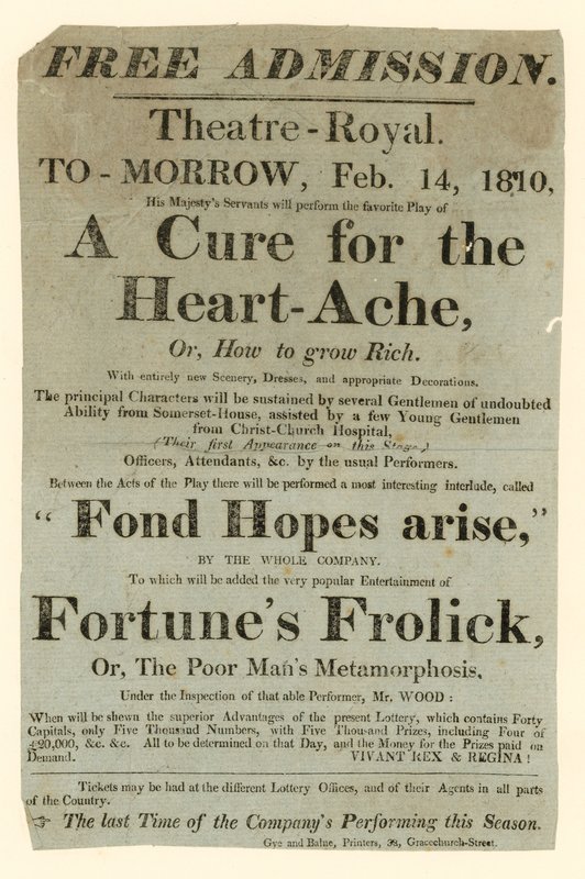 Lottery Advertisement by English School