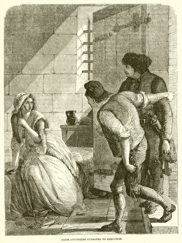 Marie Antoinette Summoned to Execution by English School