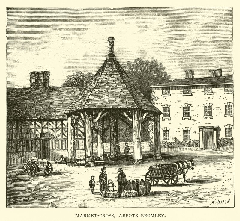 Market-Cross, Abbots Bromley by English School