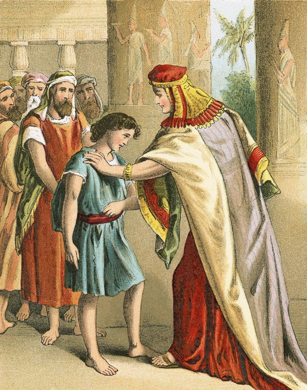 Meeting of Joseph and Benjamin by English School