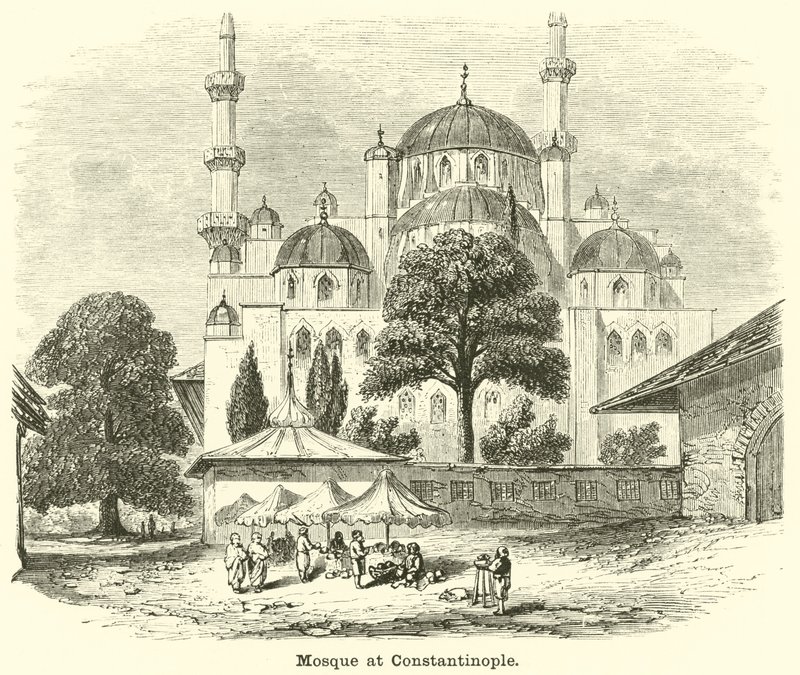 Mosque at Constantinople by English School