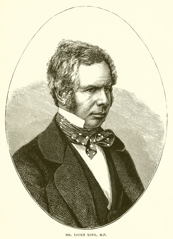 Mr. Locke King, M.P. by English School