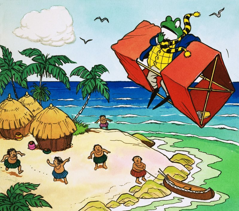Mr Toad in a Kite by English School