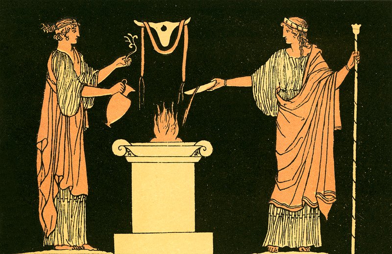 Offerings to the Dead by English School