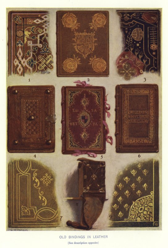 Old Bindings in Leather by English School