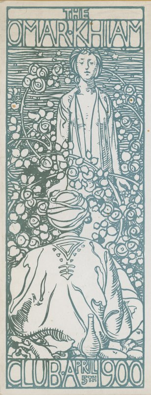 Omar Khayyam Club Dinner, 5 April 1900 by English School