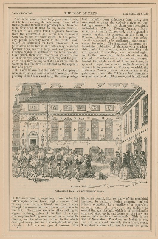 Page from the Book of Days by English School