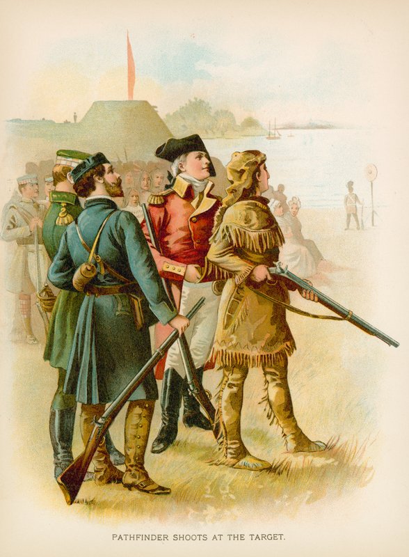 Pathfinder Shoots at the Target by English School