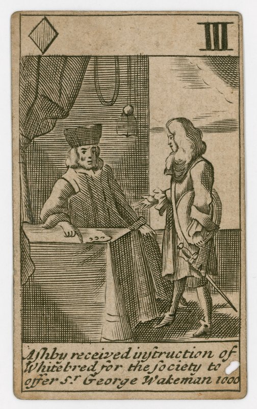 Popish Plot Playing Card by English School