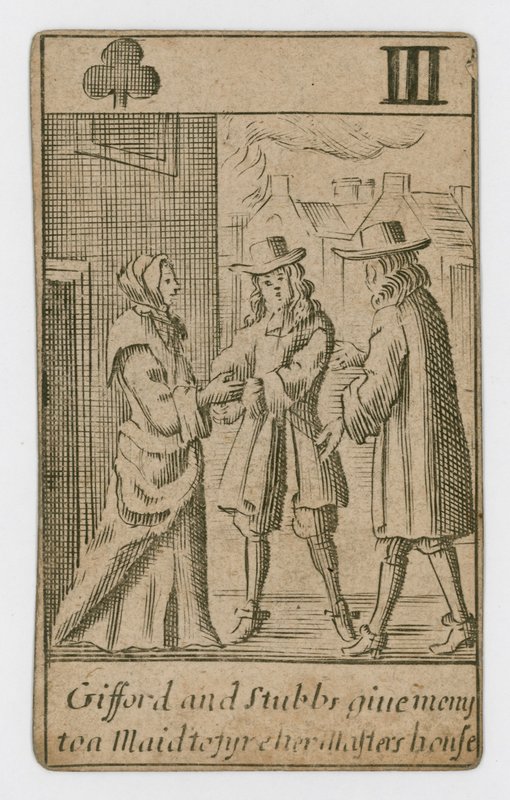 Popish Plot playing card by English School