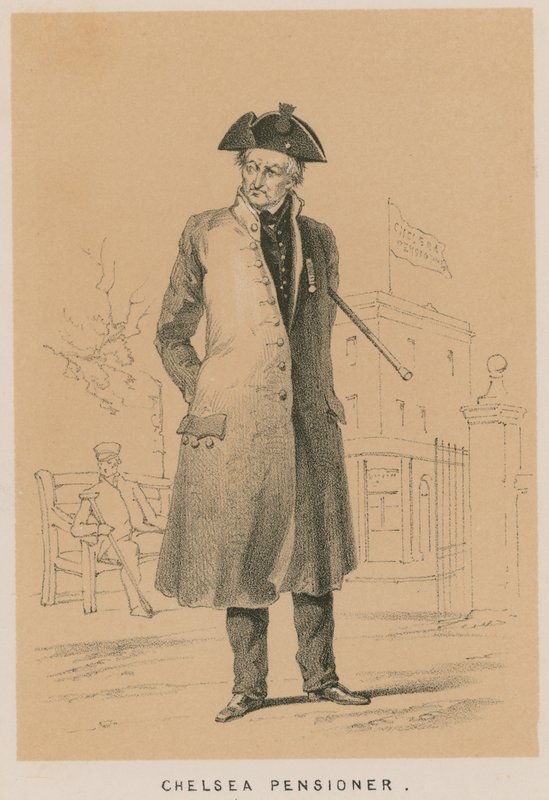 Portrait of a Chelsea Pensioner by English School