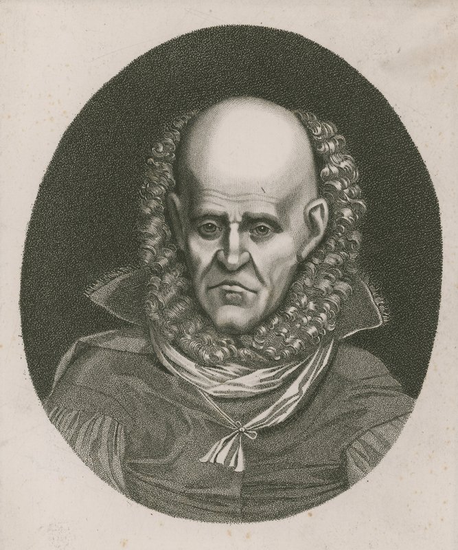 Portrait of a Lunatic by English School