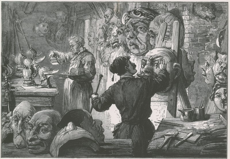 Preparing for the Pantomime by English School