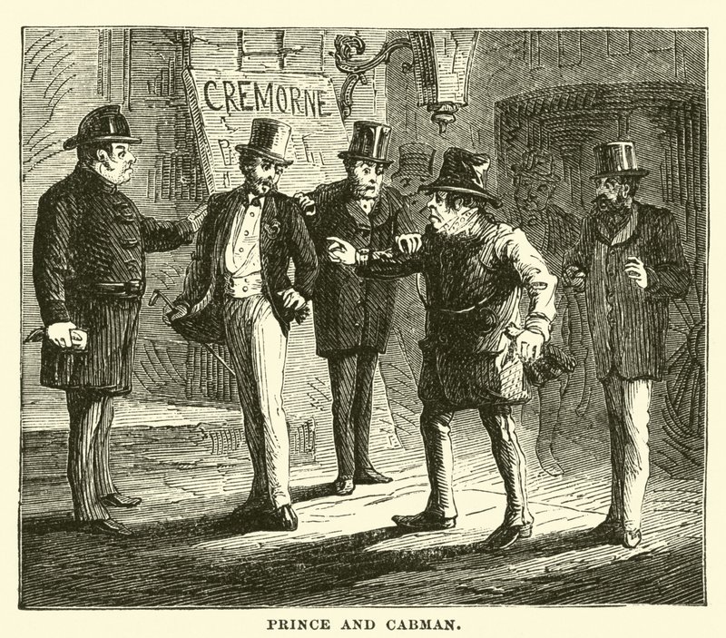Prince and Cabman by English School