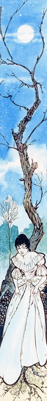Princess by a tree by English School
