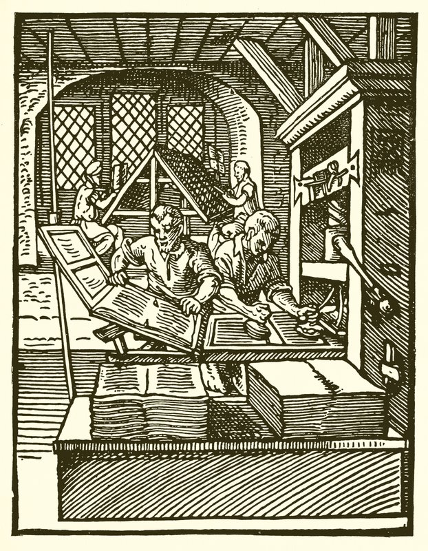 Printing in the Fifteenth Century by English School