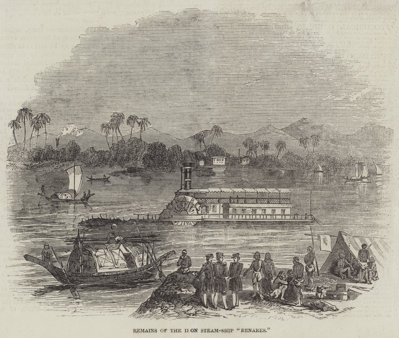 Remains of the Iron Steam-Ship 