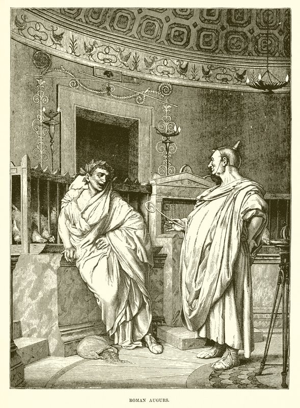 Roman Augurs by English School