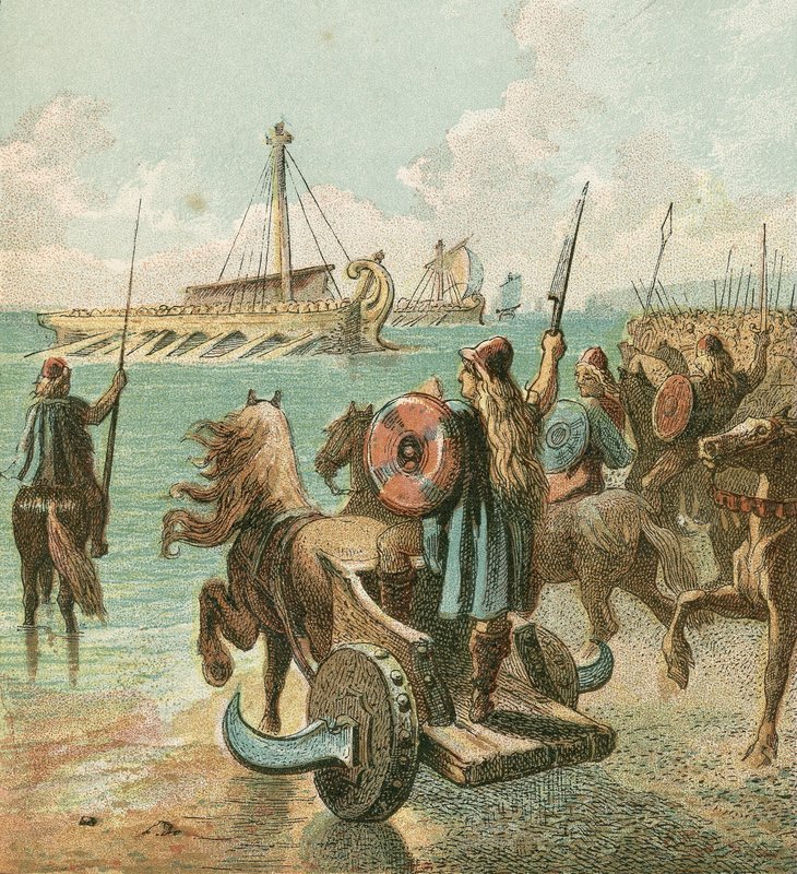 Romans Conquer Britain by English School