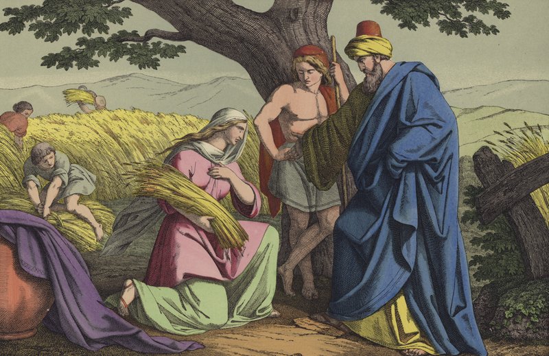 Ruth and Boaz by English School