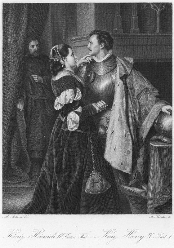 Scene from King Henry IV Part I by English School