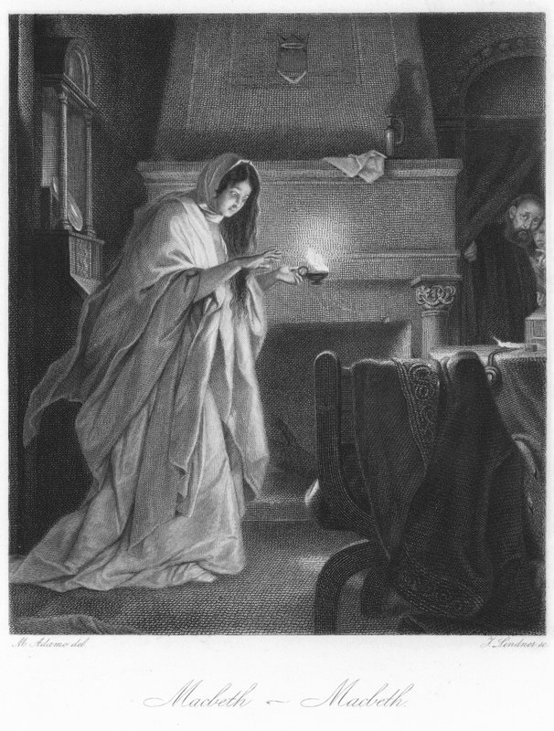 Scene from Macbeth by English School