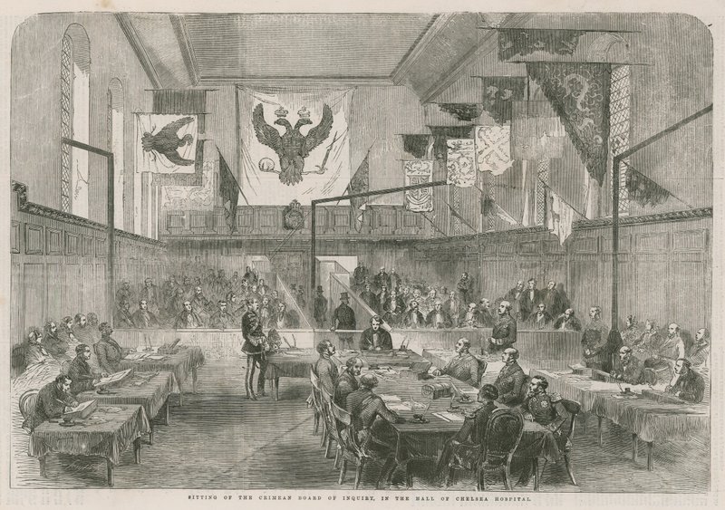 Sitting of the Crimean Board of Inquiry by English School