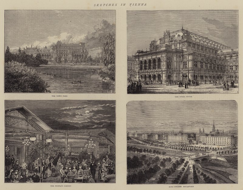 Sketches at Vienna by English School
