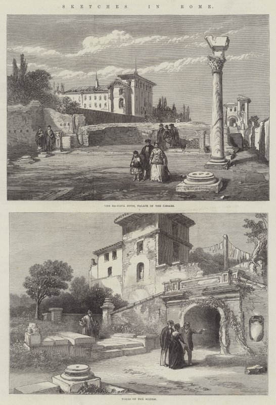 Sketches in Rome by English School