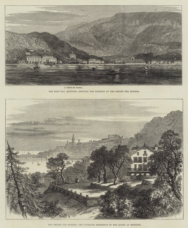 Sketches of Mentone by English School