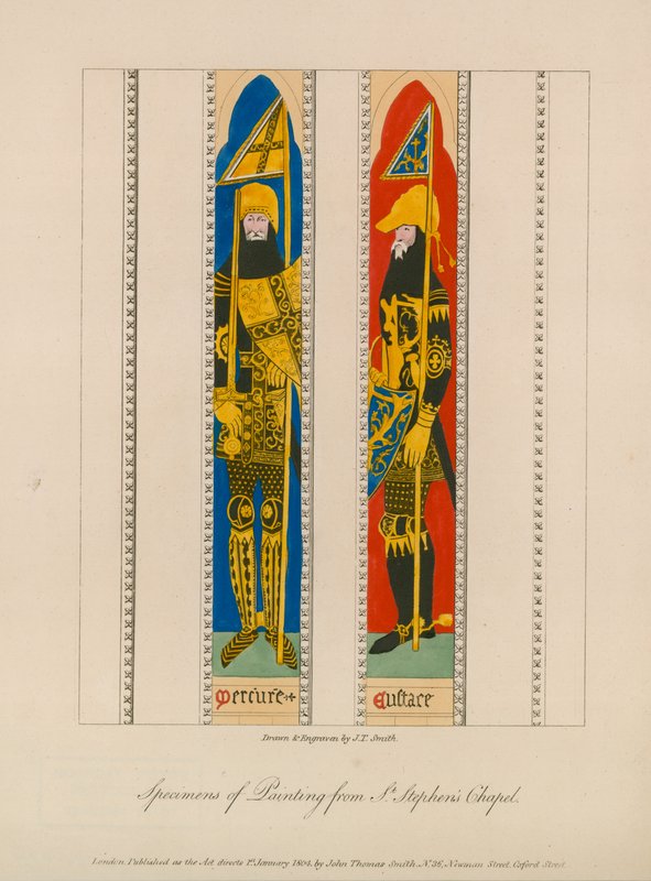 Specimens of Painting from St Stephens Chapel by English School