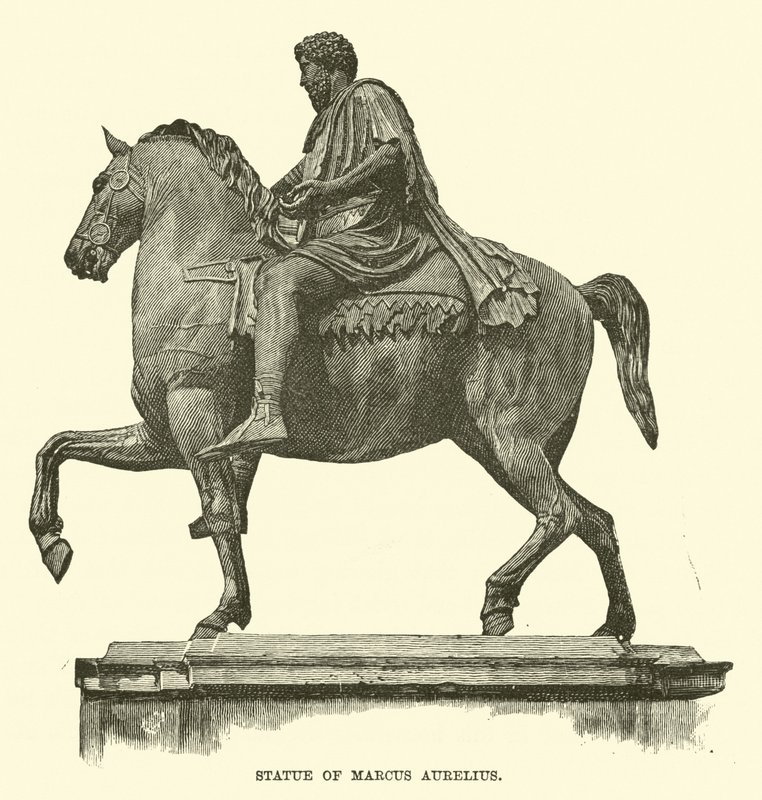 Statue of Marcus Aurelius by English School