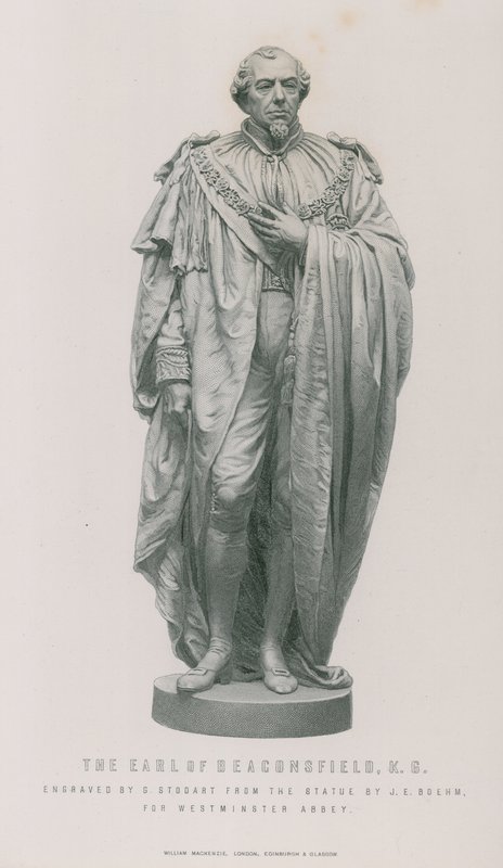 Statue of the Earl of Beaconsfield by English School