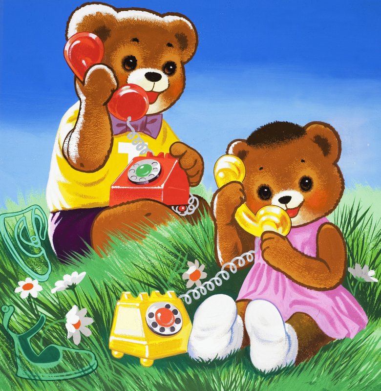 Teddy Bear (with hidden objects) by English School