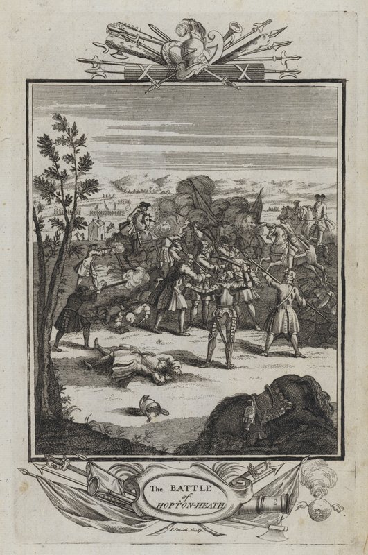 The Battle of Hopton Heath by English School