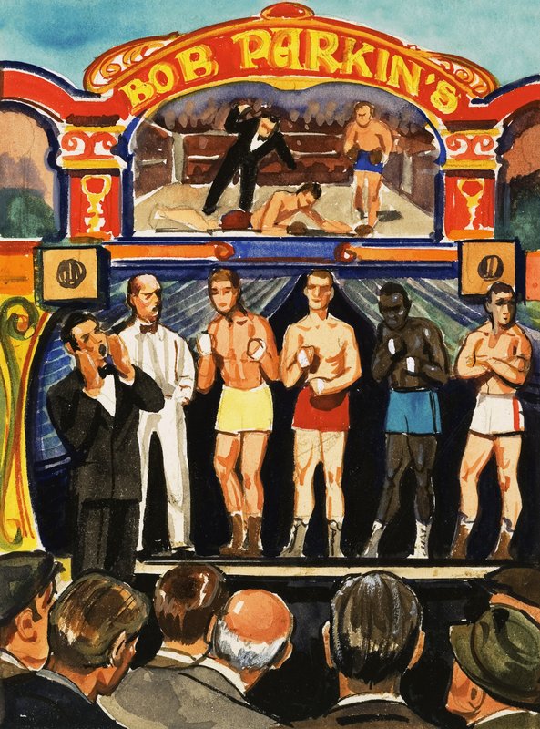 The Boxing Booth by English School