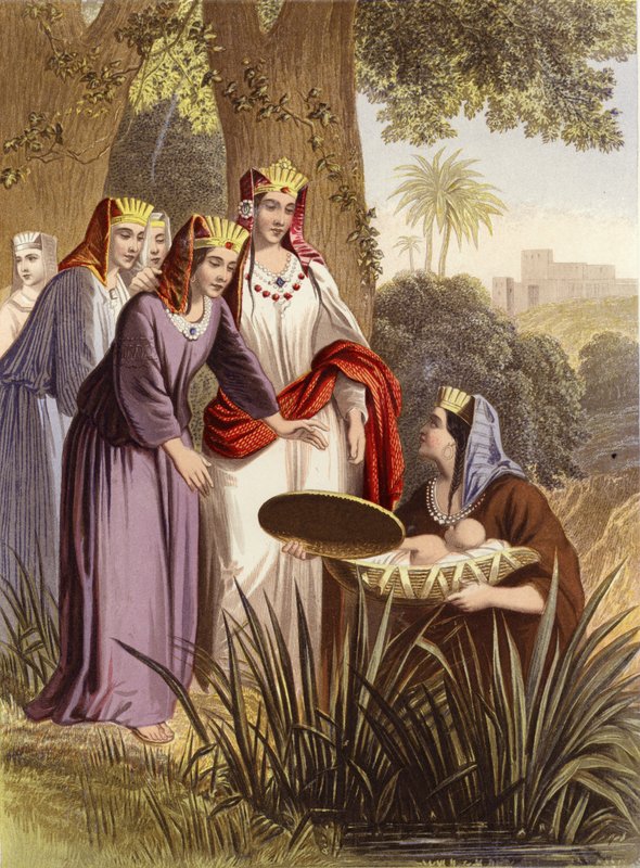 The Finding of Moses by English School