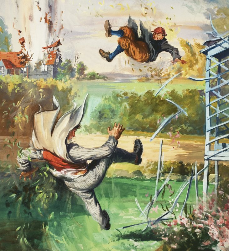 The First Men in the Moon by English School