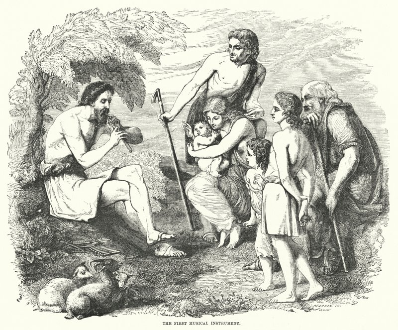 The First Musical Instrument by English School