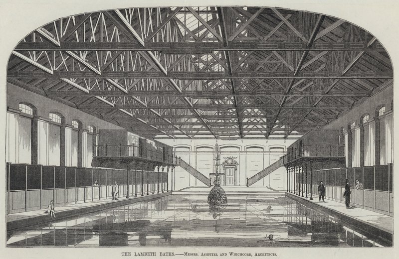 The Lambeth Baths by English School
