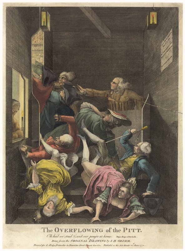The Overflowing of the Pitt by English School