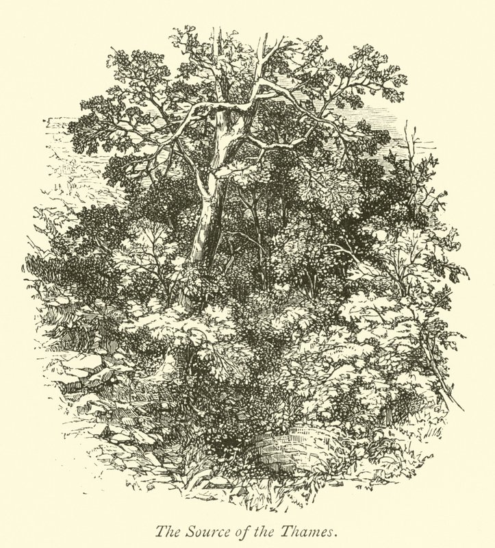 The Source of the Thames by English School