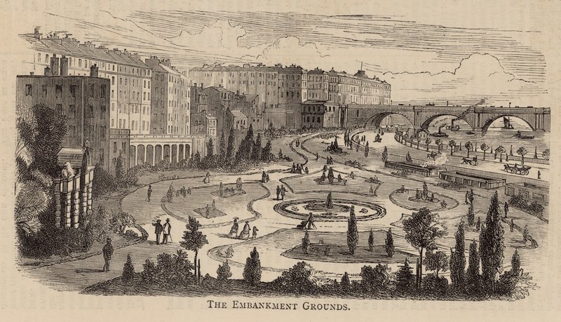 The Thames Embankment grounds by English School