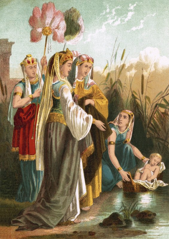 The Finding of Moses by English School