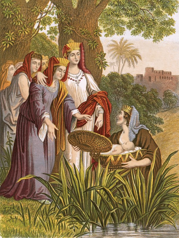 The Finding of Moses by English School