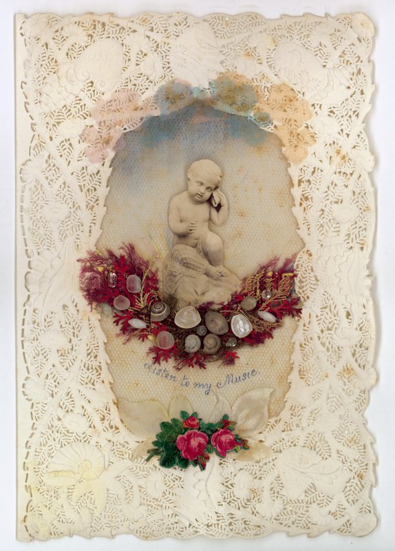 Victorian Valentine Card by English School