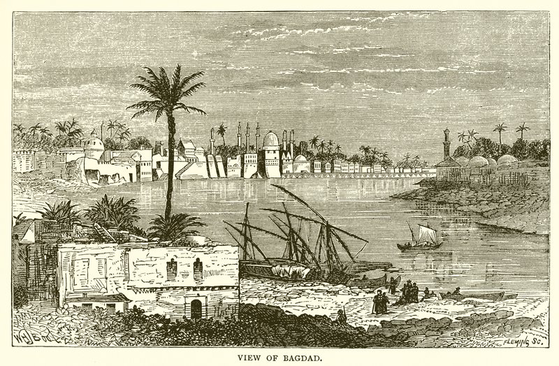 View of Bagdad by English School