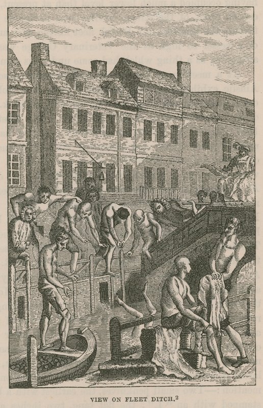 View of Fleet Ditch by English School
